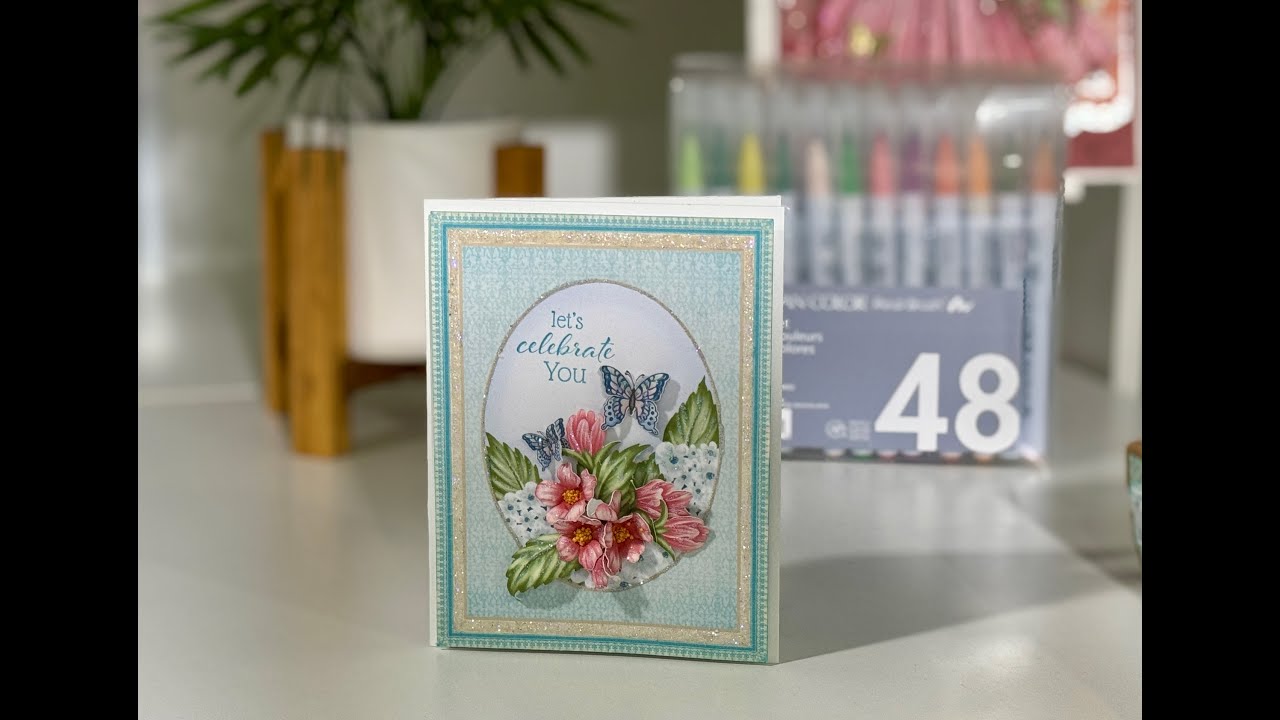 Shaping Flowers & Clustering them on a small Mailable Card