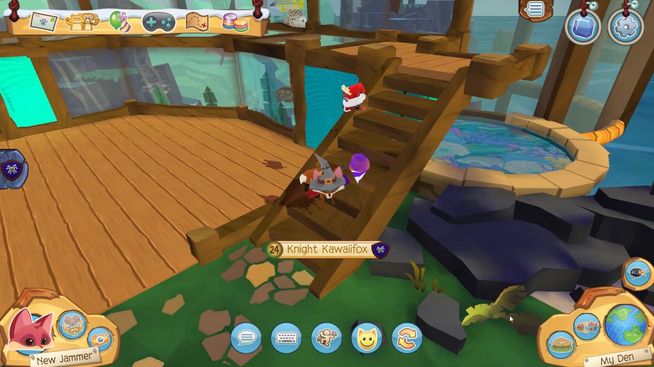 Pirate/Aquarium Den Decorating Animal Jam Play Wild SquishyMain YouTube