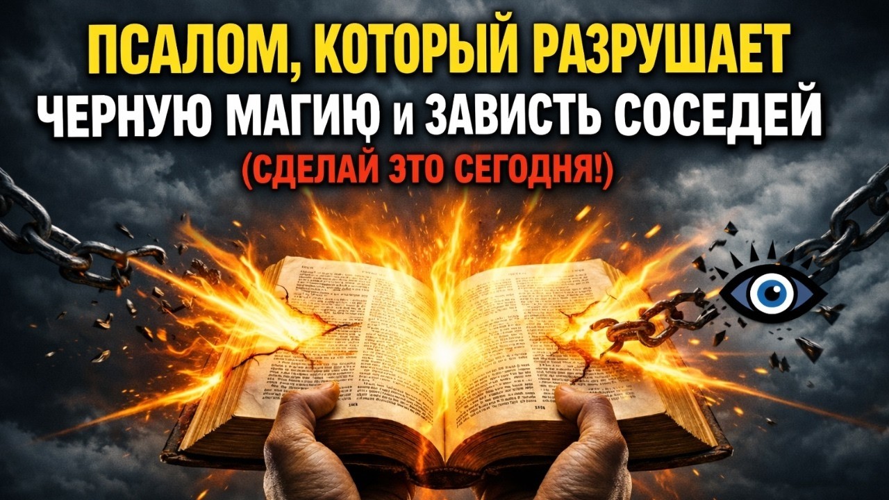 ЕДИНСТВЕННЫЙ ПСАЛОМ, КОТОРЫЙ РАЗРУШАЕТ ЧЁРНУЮ МАГИЮ И ЗАВИСТЬ СОСЕДЕЙ (СДЕЛАЙ ЭТО СЕГОДНЯ!)