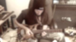 Bumblefoot recording clean guitars to song Little Brother Is Watching