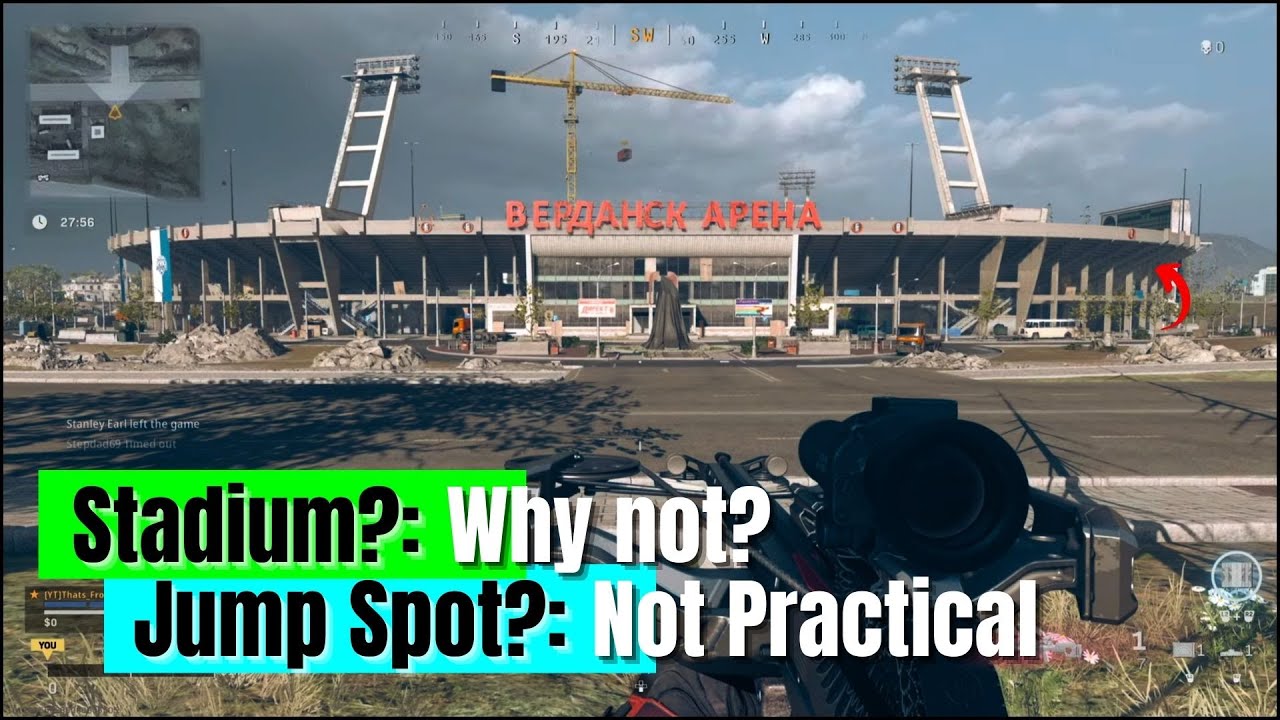 Stadium Jump Spot Tutorial Warzone 1984
