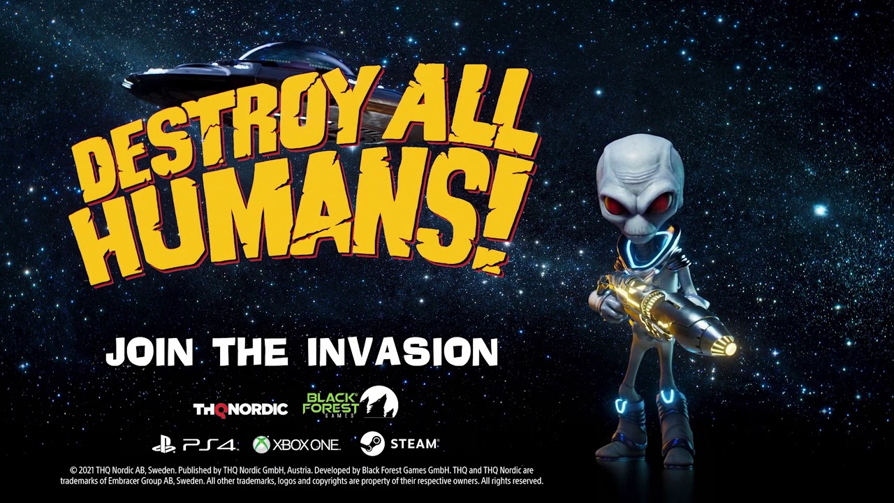 Destroy All Humans! - Free Skins Trailer [4K 60FPS]