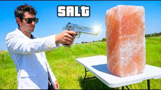 Can Salt Blocks Stop a 50 Cal?