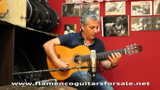 Manuel Reyes 1992 flamenco guitar played by Pedro Javier Gonzalez