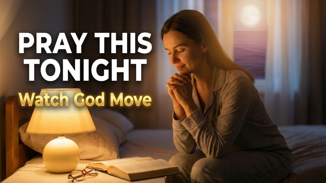 Pray This before You Sleep & Watch Miracles Happen | End Your Day with This Peaceful Bedtime Prayer