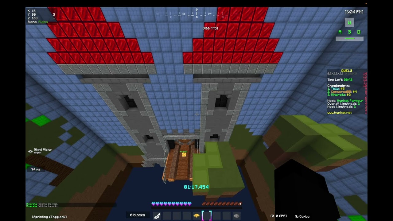 Flawless Achievement Hypixel Parkour Duels