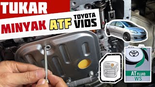 Cara service tukar minyak dan filter | auto transmission ATF toyota vios ncp93 Dagmara