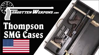 Thompson SMG Cases: Police, FBI, and Secret Service