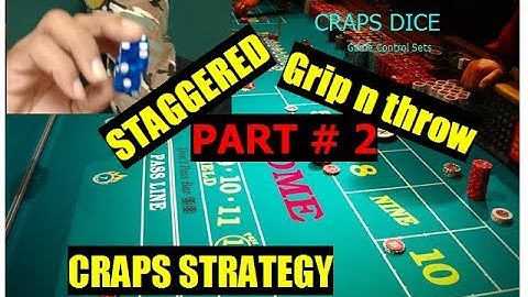 Craps Dice game control sets, Craps Strategy