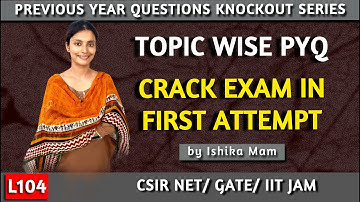 Linear Algebra TOPIC WISE Previous Year Questions | UGC/CSIR NET, GATE, IIT JAM, UPSC Optional |L104