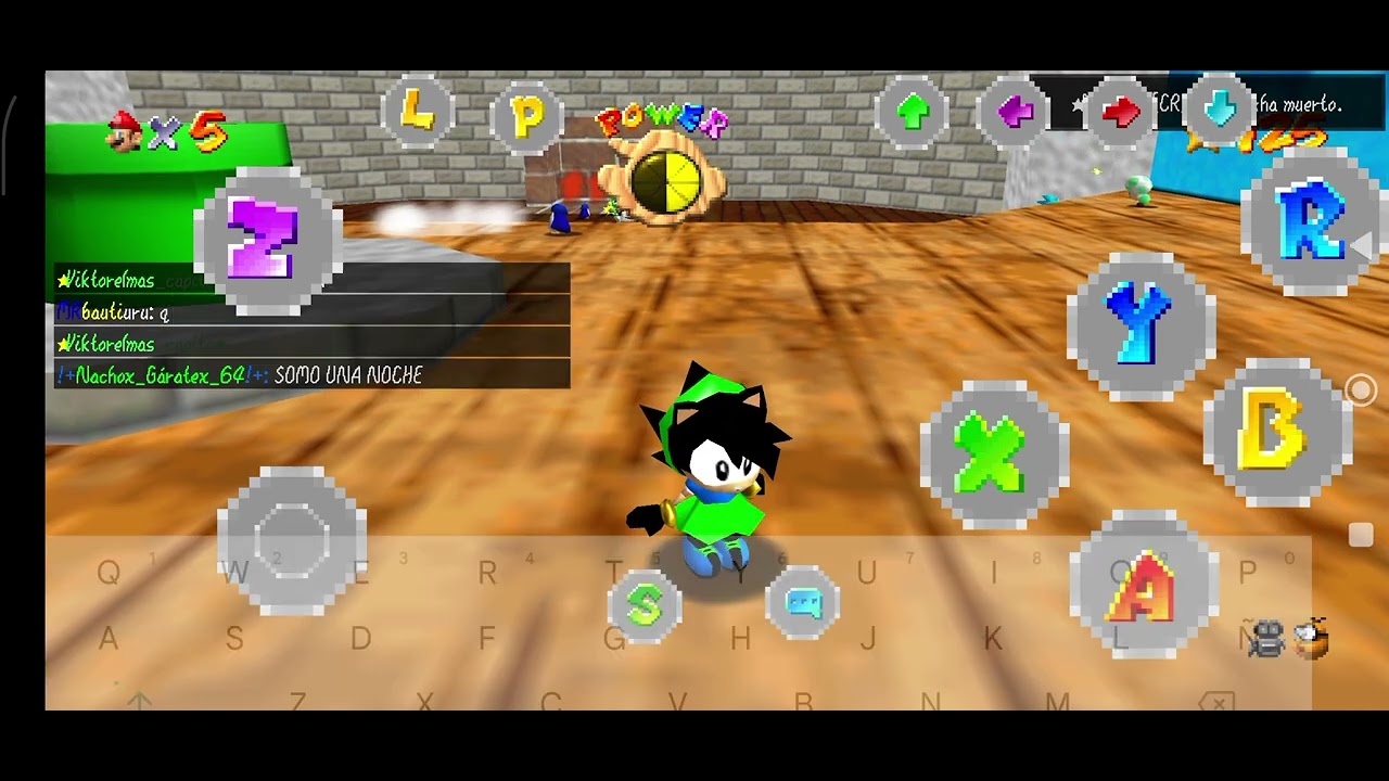 Jugando Sm64 Chrismants ( no c escribir eso XD)