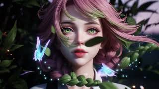 Details Pink Hair Anime Girl 4K Live Wallpaper 🌸🦋 | Green Eyes & Magical Butterfly Wallpaper for PC, Laptop  News