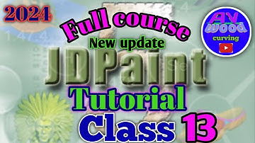 jdpaint tutorial bangla | How to jomin toolpath in jdpaint