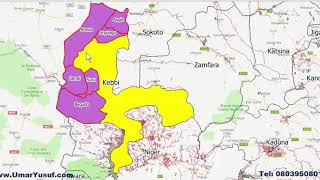 Kebbi State Map Demo - Hausa Language