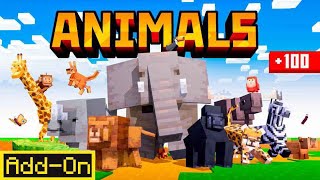 Animals Add-On  Minecraft Marketplace OFFICIAL TRAILER screenshot 4