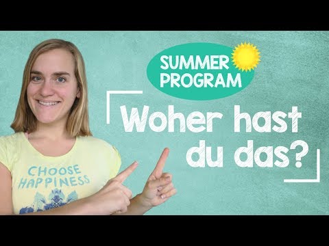Sommerprogramm #11 - Woher hast du das? - How to Respond?! - A2/B1