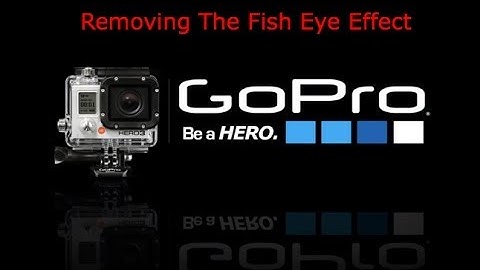 How To Remove The Fish Eye Effect From Your GoPro Footage!