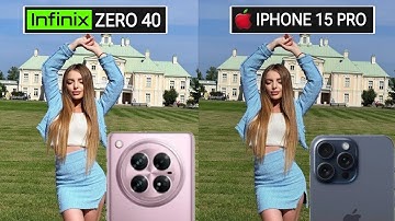 Infinix Zero 40 VS iphone 15 pro Camera test Comparison
