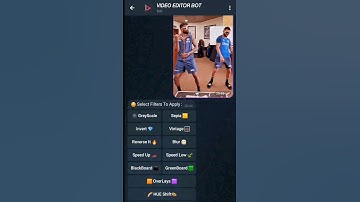 edit video with the telegram bot// video editing😱 #video #edit #shorts