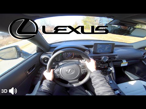 SPORT SEDAN! -- 2021 Lexus IS 350 F-Sport // POV Test Drive (Binaural 3D Audio)