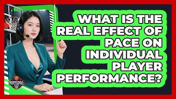What Is The Real Effect Of Pace On Individual Player Performance? - Basketball Stats Central
