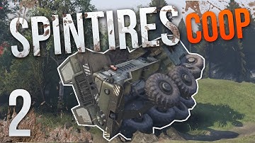 WE DID IT - SpinTires Multiplayer - Volcano Complete - Part 2 - Coop Gameplay