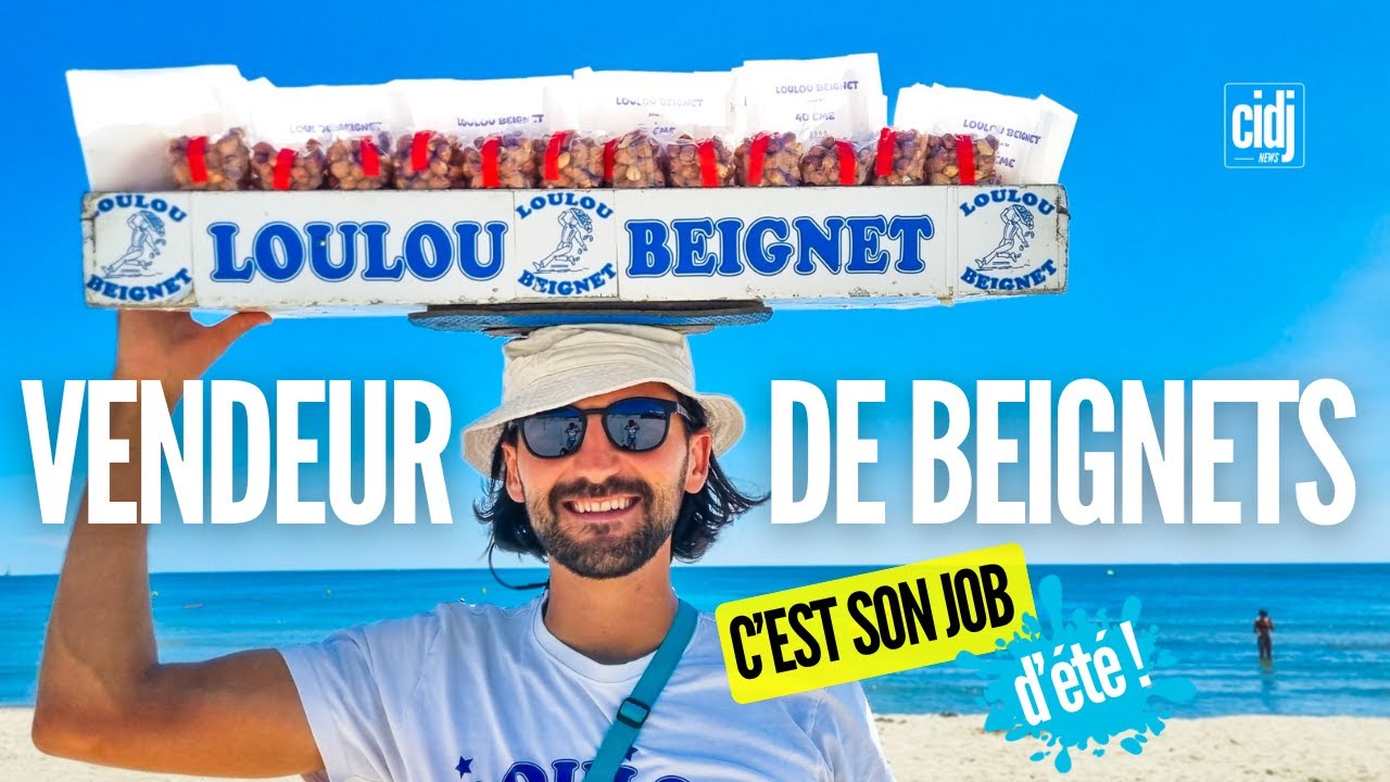Job d'été sur les plages : vendeur ambulant