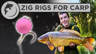 Fishing For Carp With Zig Rigs - How To Find The Depth And Tie A Zig