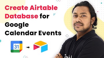 Create Database of New Google Calendar Event on Airtable Automatically - Google Calendar to Airtable
