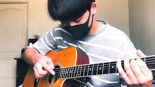 Video thumbnail of "Avengers theme song - The Avengers Guitar fingerstyle cover"