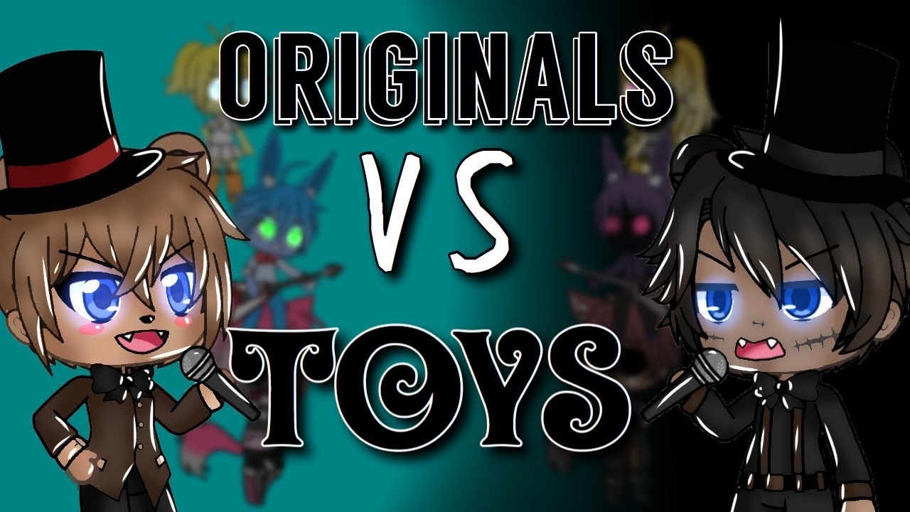 Fnaf  Singing Battle • Withered vs Toys • Gacha Life