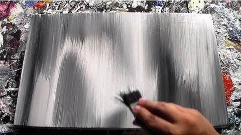 Acrylic Abstract Painting / R-138 / Demonstration ...