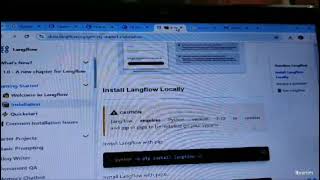 Langflow installation from scratch @ Tech talk with Saba screenshot 3