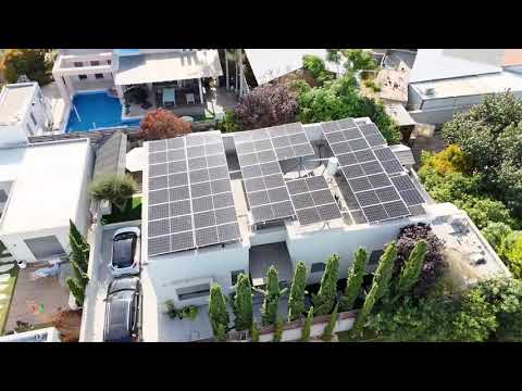 מערכת סולארית — צילום DJI מהאוויר