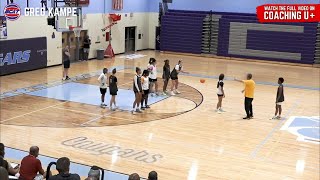 🏀 Oakland's Greg Kampe shows his "Bunch 43" play for multiple 3-point looks, as well as "Bunch ...