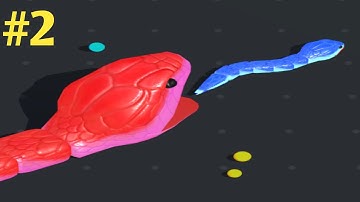 Snake Clash.io - All Levels (Android, IOS) Gameplay, Part -02