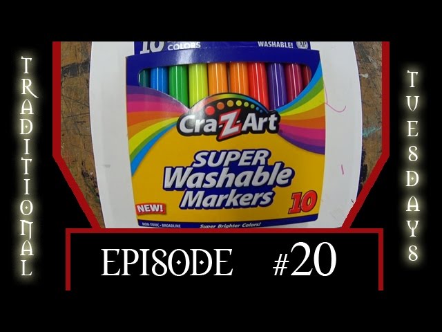 Crayola super tips review & testing cheap art supplies 