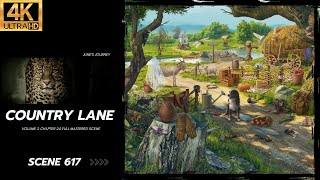 June's Journey Scene 617 Vol 2 Ch 24 Country Lane *Full Mastered Scene* 4K