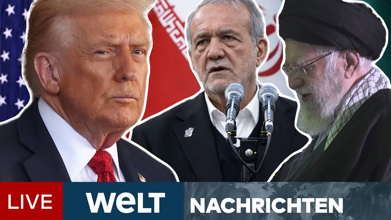 IRAN: Mullah-Regime will den Deal mit US-Präsident Trump - "Wir wollen keinen Krieg!" I WELT LIVE
