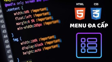 Hướng dẫn tạo Menu đa cấp bằng HTML/CSS đơn giản | Quang Vinh CP