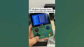 Flash sale: grab the x6 game console! #retrogaming #gameconsole