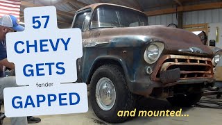 Big Block 5 Speed 57 Chevy Front Clip Mount Fabrication!