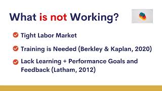 Performance Improvement, Learning Goals, Training Objectives - Karen Hills