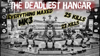 War robots: SIREN & HARPY  MK3 lvl 1 hangar (THE DEADLIEST HANGAR EVER)