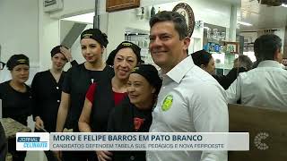 Em Pato Branco, Sérgio Moro e Felipe Barros defendem...