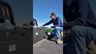 Need more fuel capacity without losing storage? #externalfueltank #worktruck #fuelpump