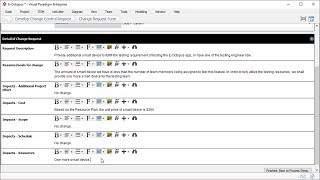 Change Control Request Template - Project Management