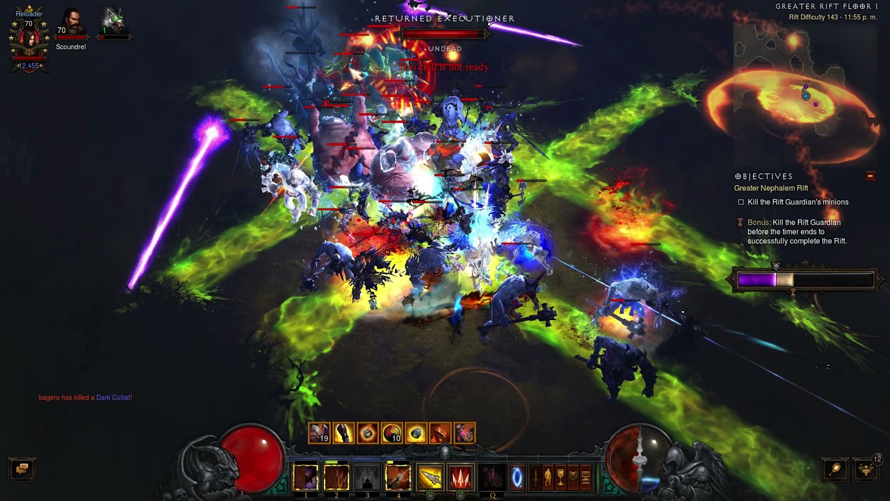 Diablo 3 | Demon Hunter Rank 1 GR 143 [NA/NS]