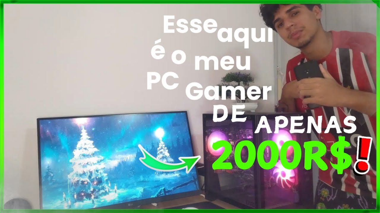 Como montar um PC Gamer pra jogar em 2025 com apenas 2000R$! (Custo benefício)