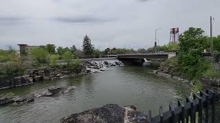 Amazing Walk Tour at Snake River of  Twin Falls, Idaho. Virtual Walk of City from Road Trips.